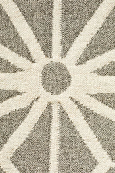 Nomad Pure Wool Flatweave 29 Grey Rug - DISCONTINUED