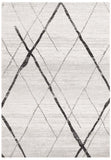 Oasis Noah White Grey Contemporary Rug - 230X160cm