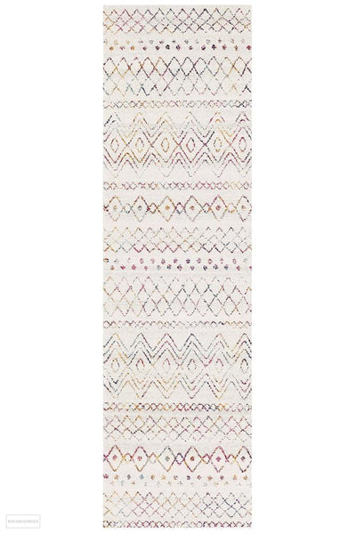 Oasis Nadia Multi Rustic Tribal Runner Rug - 300X80cm