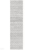 Oasis Selma Silver Tribal Runner Rug - 300X80cm