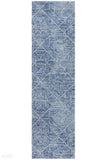 Oasis Kenza Contemporary Navy Runner Rug - 300X80cm