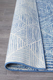Oasis Kenza Contemporary Navy Runner Rug