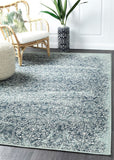 Oxford Mayfair Edge Denim Rug
