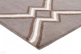 Fantasy Festival Taupe Skies Handmade Wool Rug - Modern