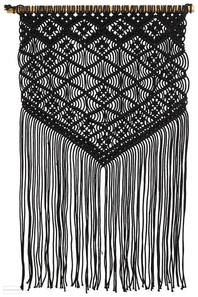 Rug Culture Home 441 Black Wall Hanging - Wall Hangings