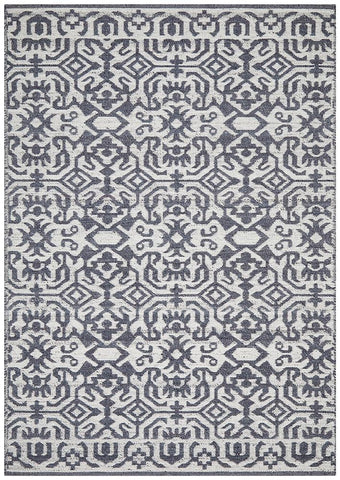 Relic Kian Silver Navy Rug - MODERN