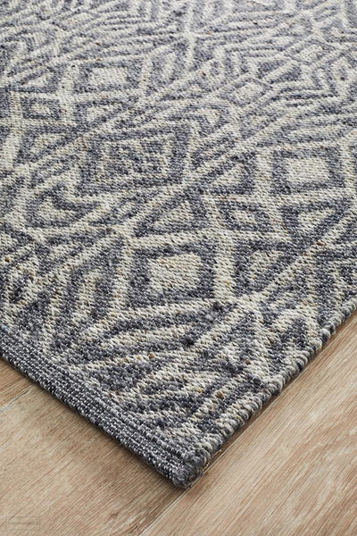 Relic Sammy Graphite Cobolt Rug - MODERN