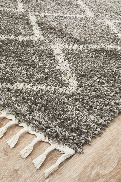 Saffron 11 Grey Rug - MODERN