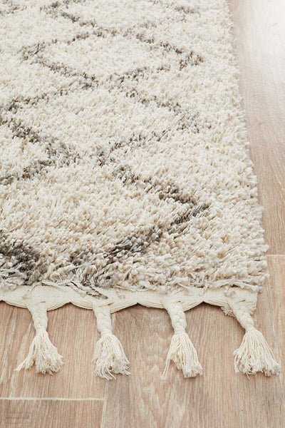 Saffron 11 Natural Runner Rug - MODERN
