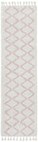 Saffron 11 Pink Runner Rug - MODERN