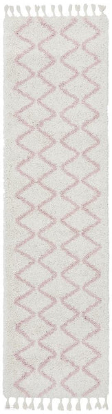 Saffron 11 Pink Runner Rug - MODERN