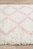 Saffron 11 Pink Runner Rug - MODERN