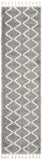 Saffron 11 Silver Runner Rug - MODERN