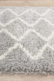 Saffron 11 Silver Runner Rug - MODERN