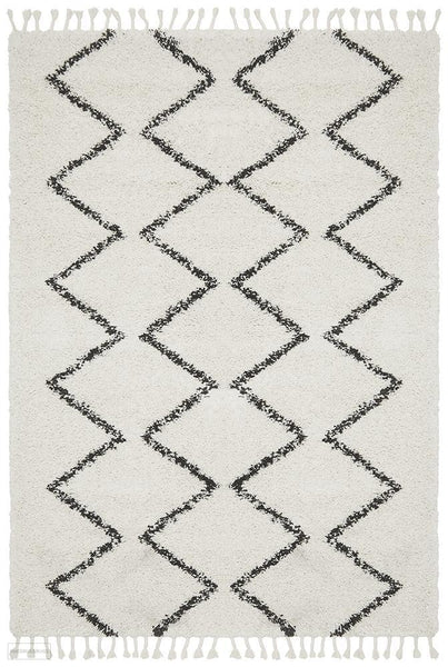 Saffron 11 White Rug - MODERN
