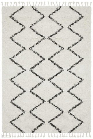 Saffron 11 White Rug - MODERN