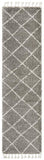 Saffron 22 Grey Runner Rug - MODERN