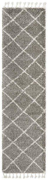 Saffron 22 Grey Runner Rug - MODERN