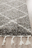 Saffron 22 Grey Runner Rug - MODERN