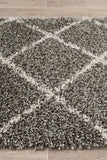 Saffron 22 Grey Runner Rug - MODERN