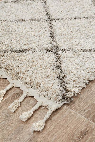 Saffron 22 Natural Runner Rug - MODERN
