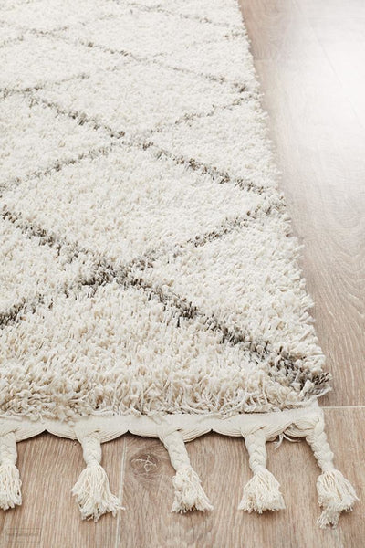Saffron 22 Natural Runner Rug - MODERN