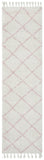 Saffron 22 Pink Runner Rug - MODERN