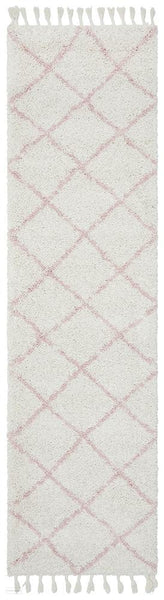 Saffron 22 Pink Runner Rug - MODERN