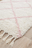 Saffron 22 Pink Runner Rug - MODERN