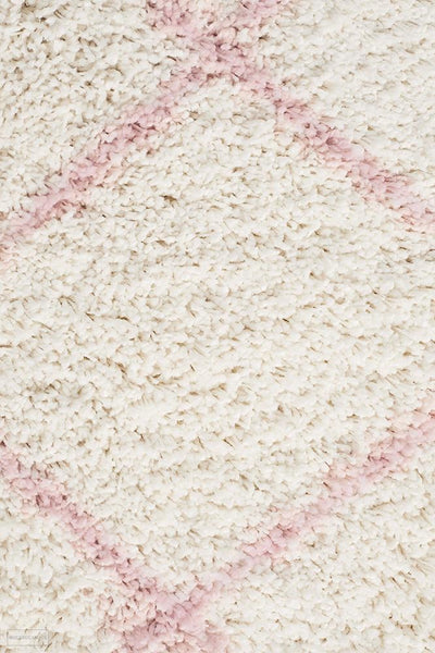 Saffron 22 Pink Runner Rug - MODERN