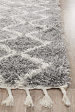 Saffron 22 Silver Runner Rug - MODERN