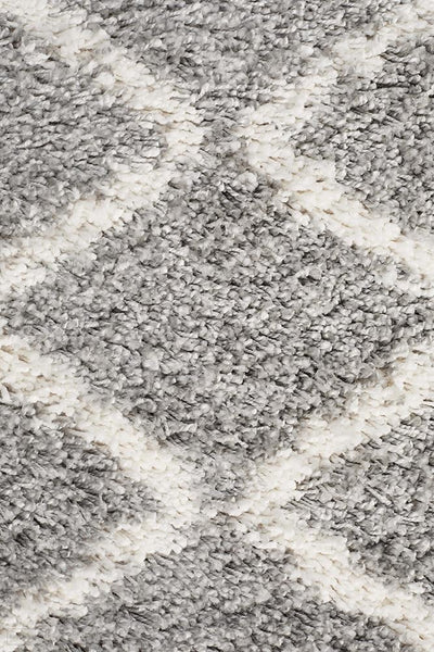 Saffron 22 Silver Runner Rug - MODERN