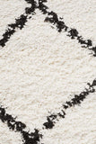 Saffron 22 White Runner Rug - MODERN