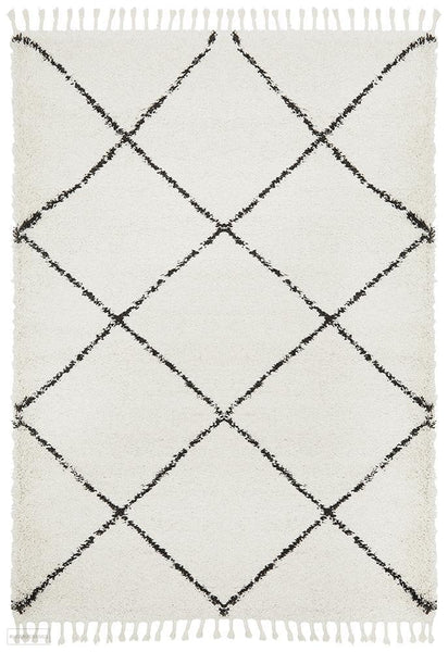 Saffron 22 White Rug - MODERN