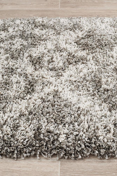 Saffron 33 Grey Runner Rug - MODERN
