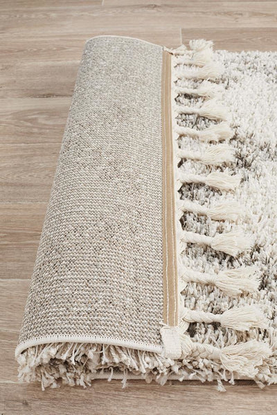 Saffron 33 Natural Runner Rug - MODERN
