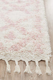 Saffron 33 Pink Runner Rug - MODERN