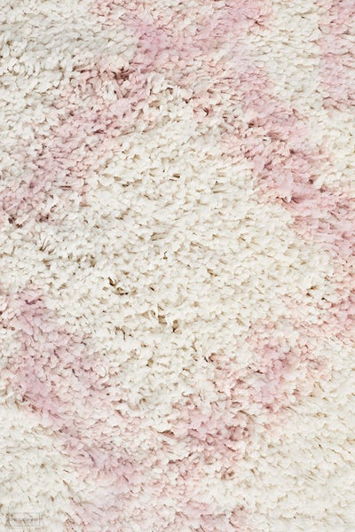 Saffron 33 Pink Runner Rug - MODERN