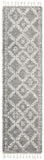 Saffron 33 Silver Runner Rug - MODERN