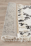 Saffron 33 White Runner Rug - MODERN