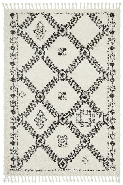 Saffron 33 White Rug - MODERN