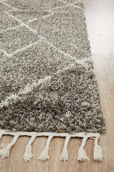 Saffron 44 Grey Rug - MODERN