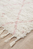 Saffron 44 Pink Runner Rug - MODERN
