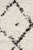 Saffron 44 White Runner Rug - MODERN