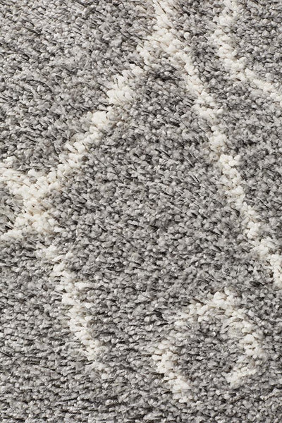 Saffron 55 Silver Runner Rug - MODERN