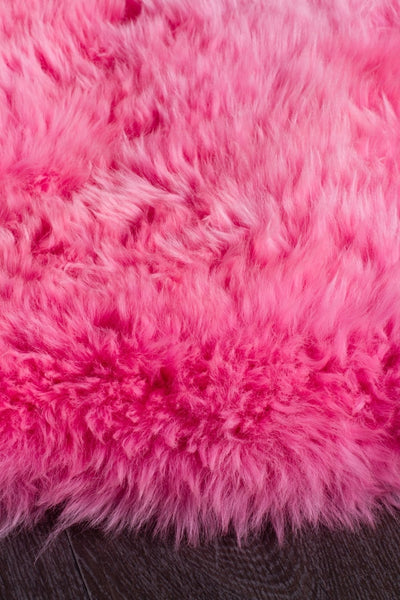Natural New Zealand Sheep Skin - PINK - Sheep Skin