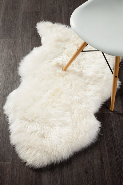 Natural New Zealand Sheep Skin - White - Sheep Skin
