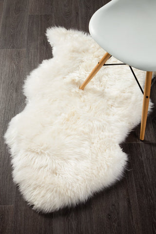 Natural New Zealand Sheep Skin - White - Sheep Skin