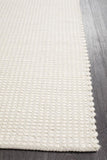 Skandinavian 300 White Rug