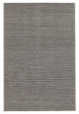 Studio Oskar Felted Wool Striped Rug Black White